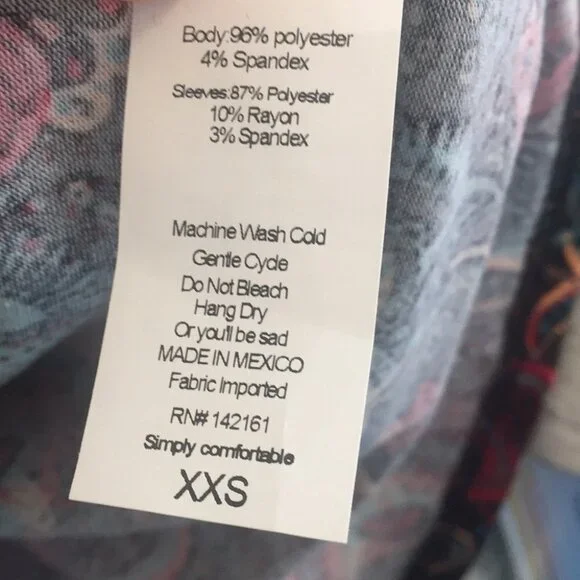 XXS LuLaRoe Randy Tee DD11 1370 - Picture 5 of 5